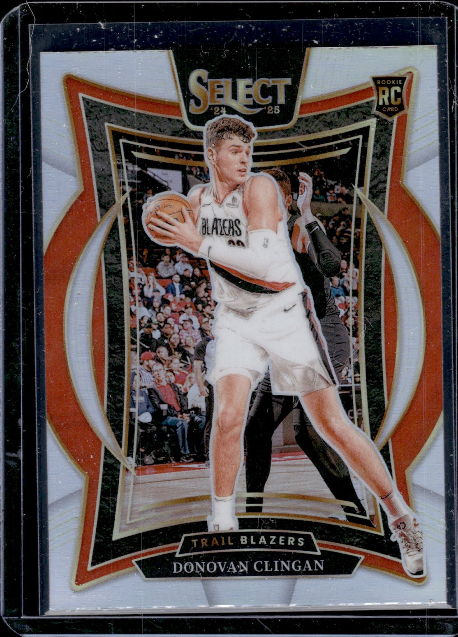 2024-25 Panini Select #69 Donovan Clingan Silver Prizm