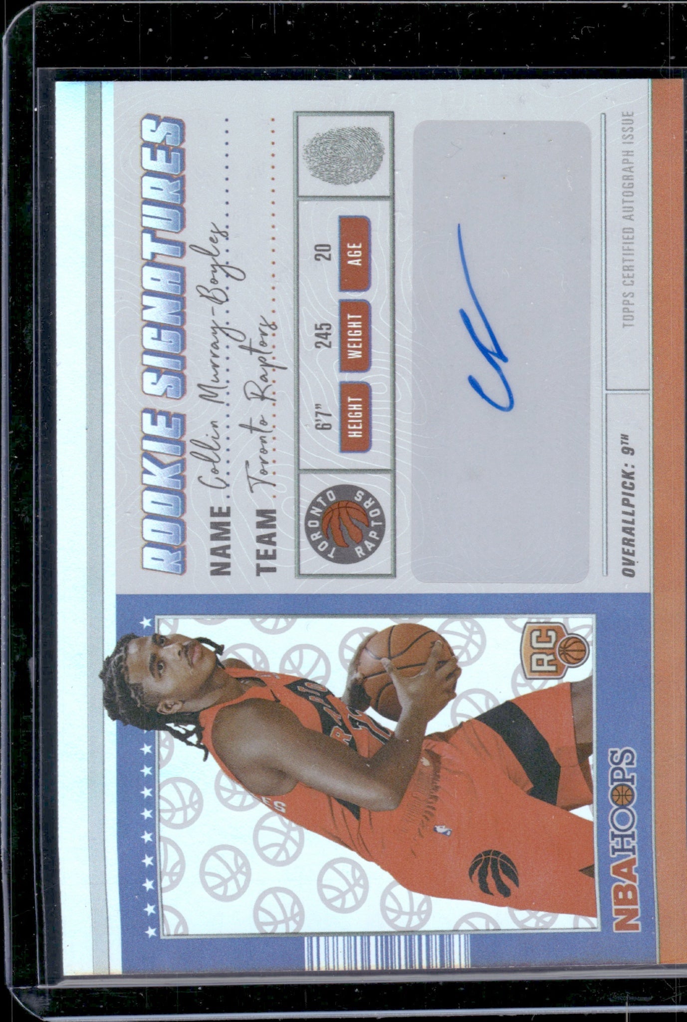 2025-26 Hoops #HRS-CM Collin Murray-Boyles Hoops Rookie Signatures