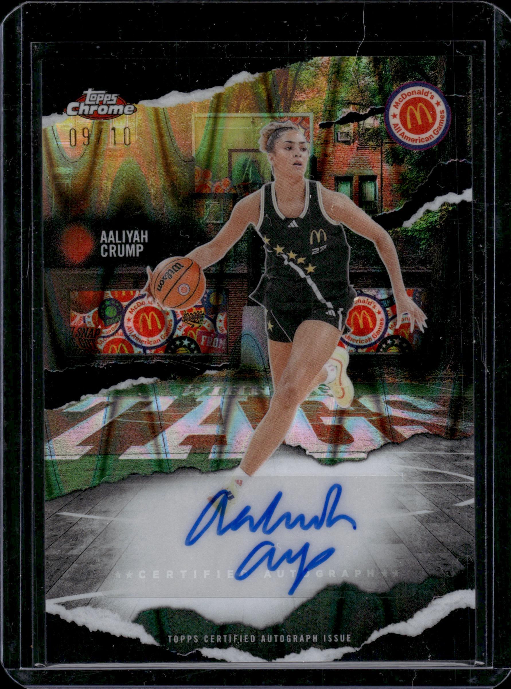 2025 Topps Chrome McDonald's All American #WT-ACR Aaliyah Crump AUTO /10