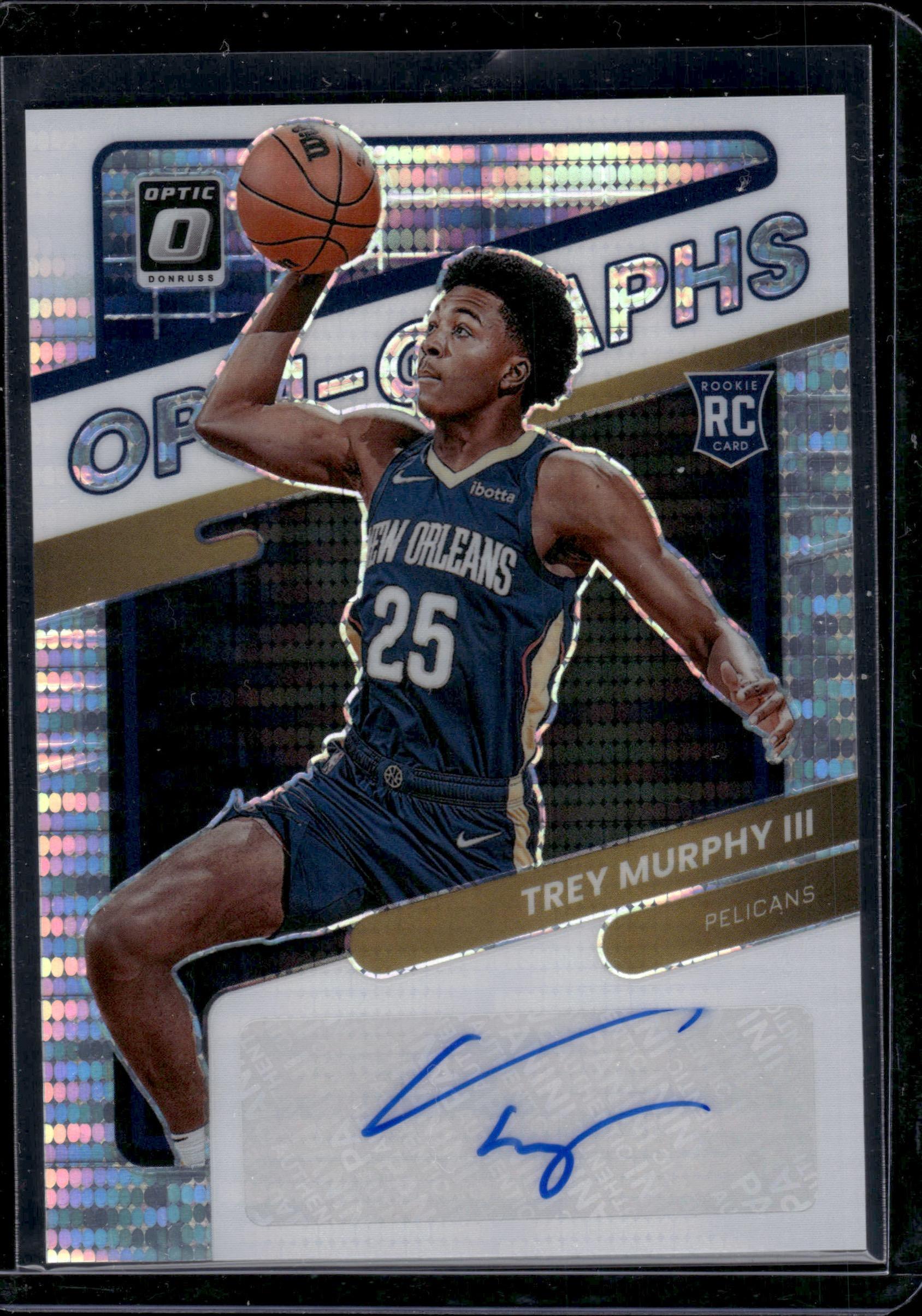 2021-22 Donruss Optic #OG-TMY Trey Murphy III Opti-Graphs Pulsar #/20
