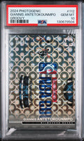 2024-25 Panini Photogenic #112 Giannis Antetokounmpo Groovy PSA 10 #/35