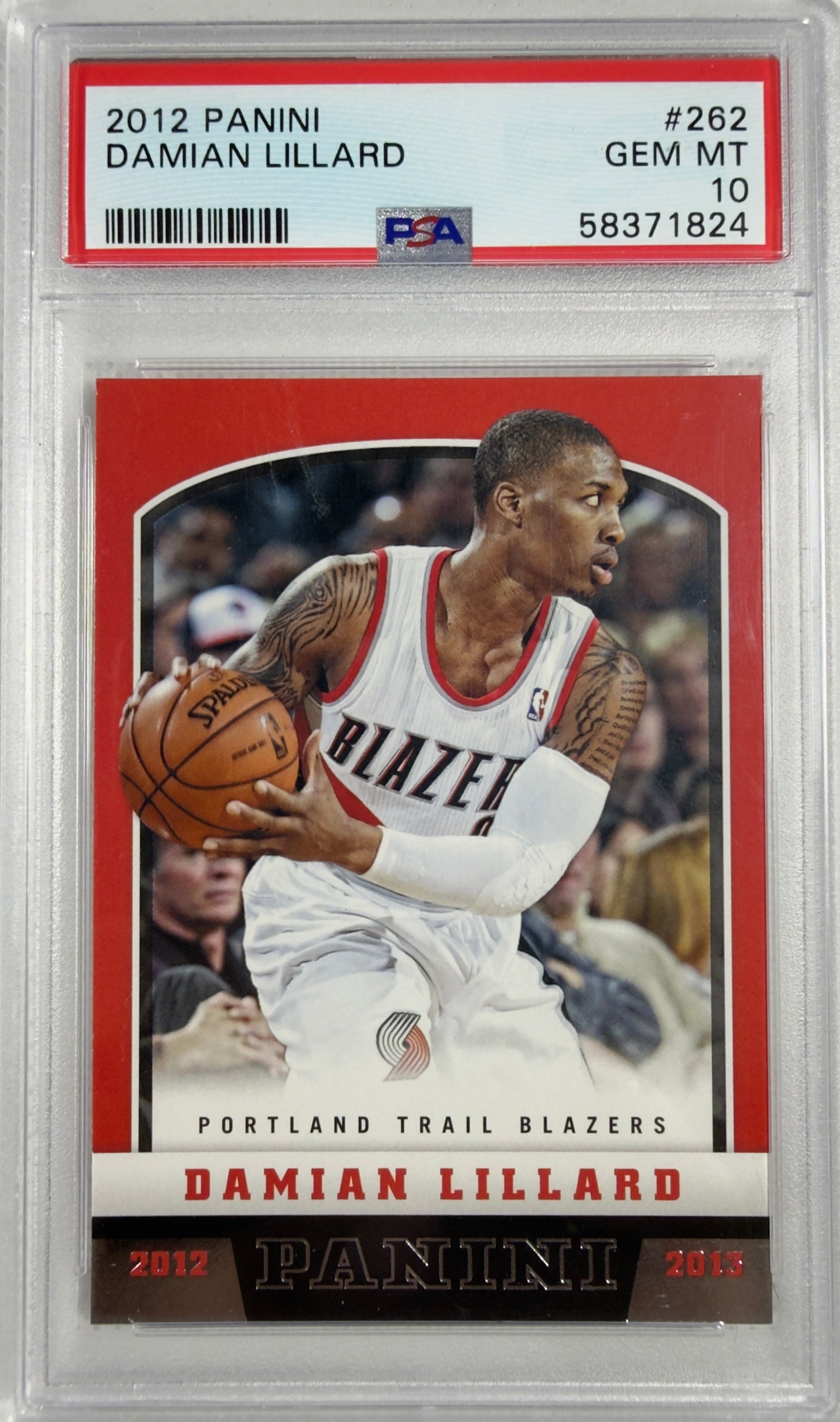 2012-13 Panini #262 Damian Lillard PSA 10