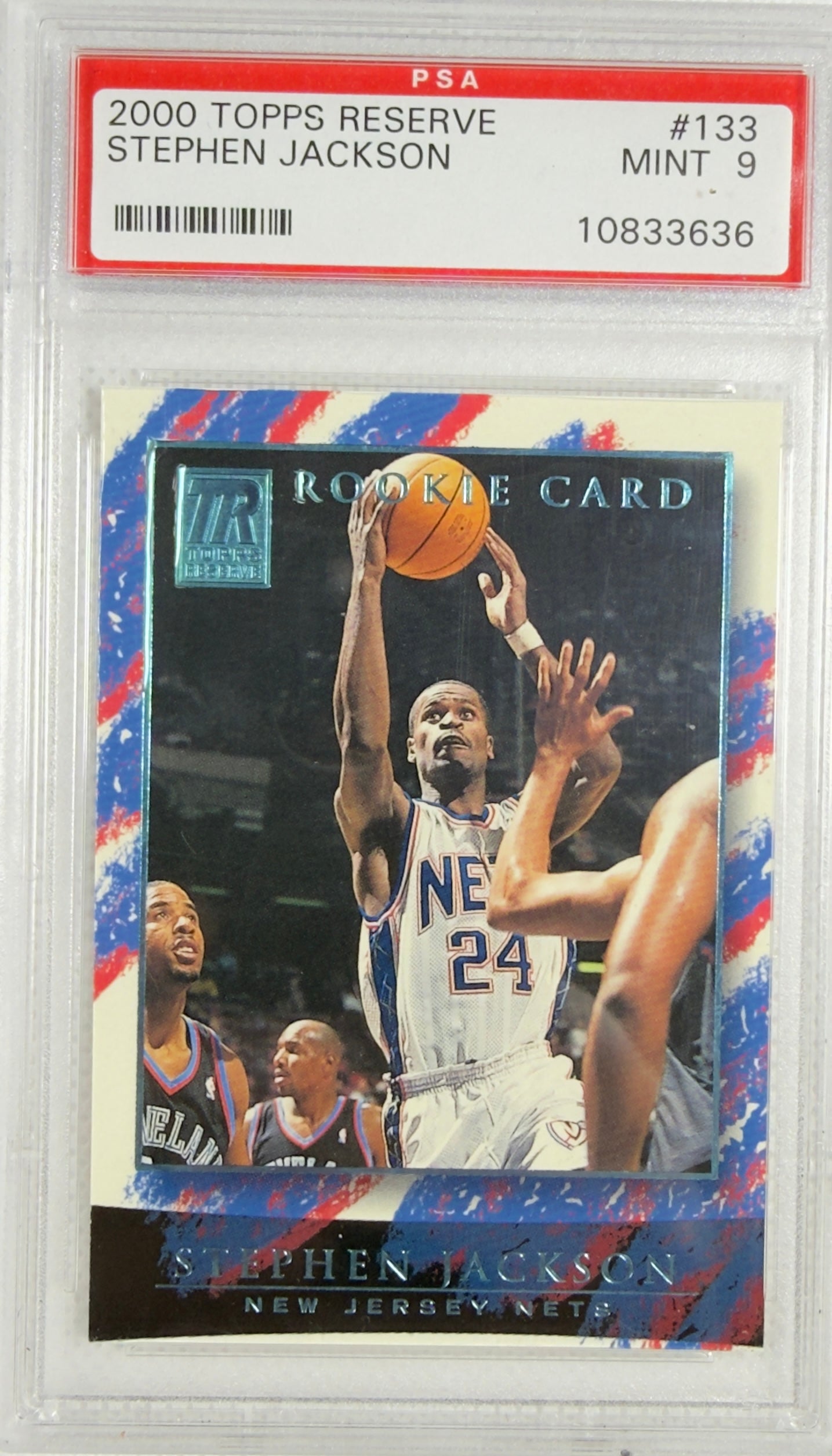 2000-01 Topps Reserve #133 Stephen Jackson PSA 9 #/1499