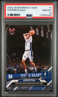 2024-25 Bowman U Now #1 Cooper Flagg PSA 10