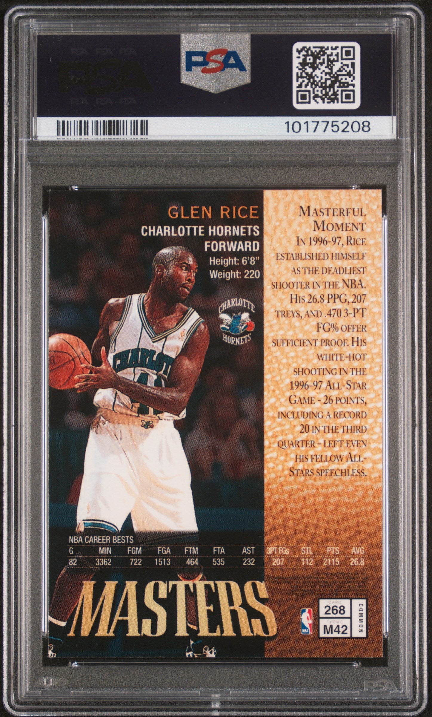 1997-98 Finest #268 Glen Rice PSA 10