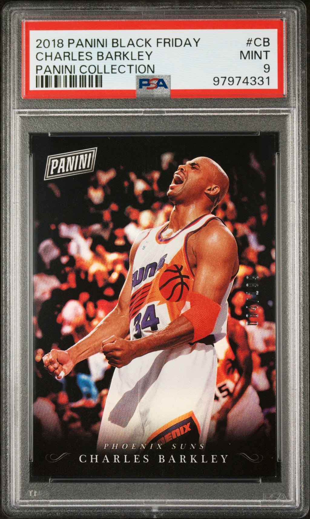 2018 Panini Black Friday #CB Charles Barkley Panini Collection PSA 9 #/199
