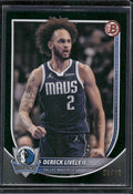 2025-26 Bowman #198 Dereck Lively II Black Border #/10