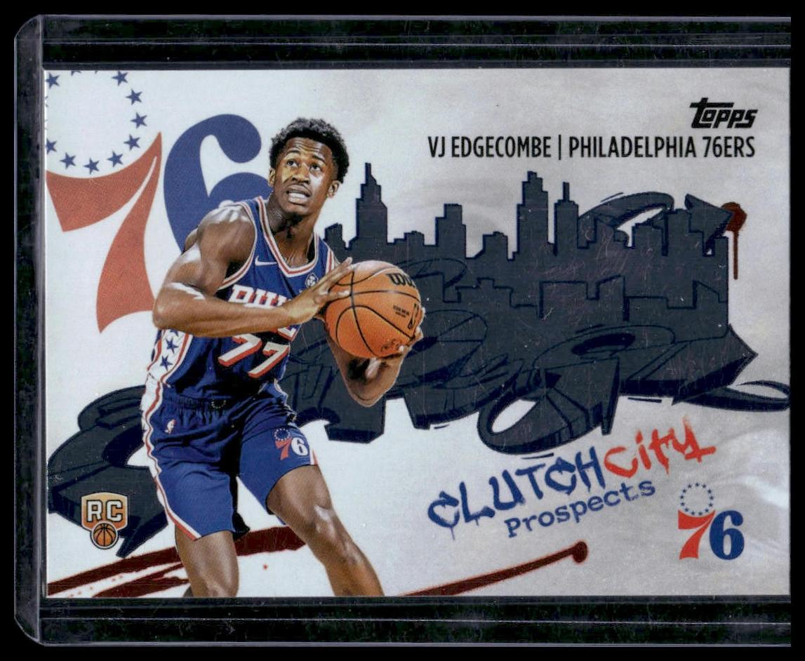2025-26 Topps #CC-3 VJ Edgecombe Clutch City Prospects