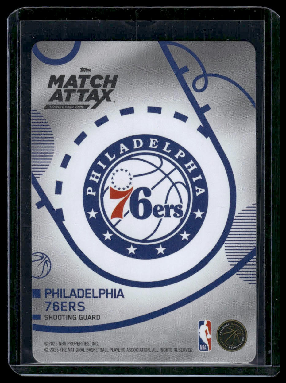 2025-26 Topps Match Attax #123 VJ Edgecombe