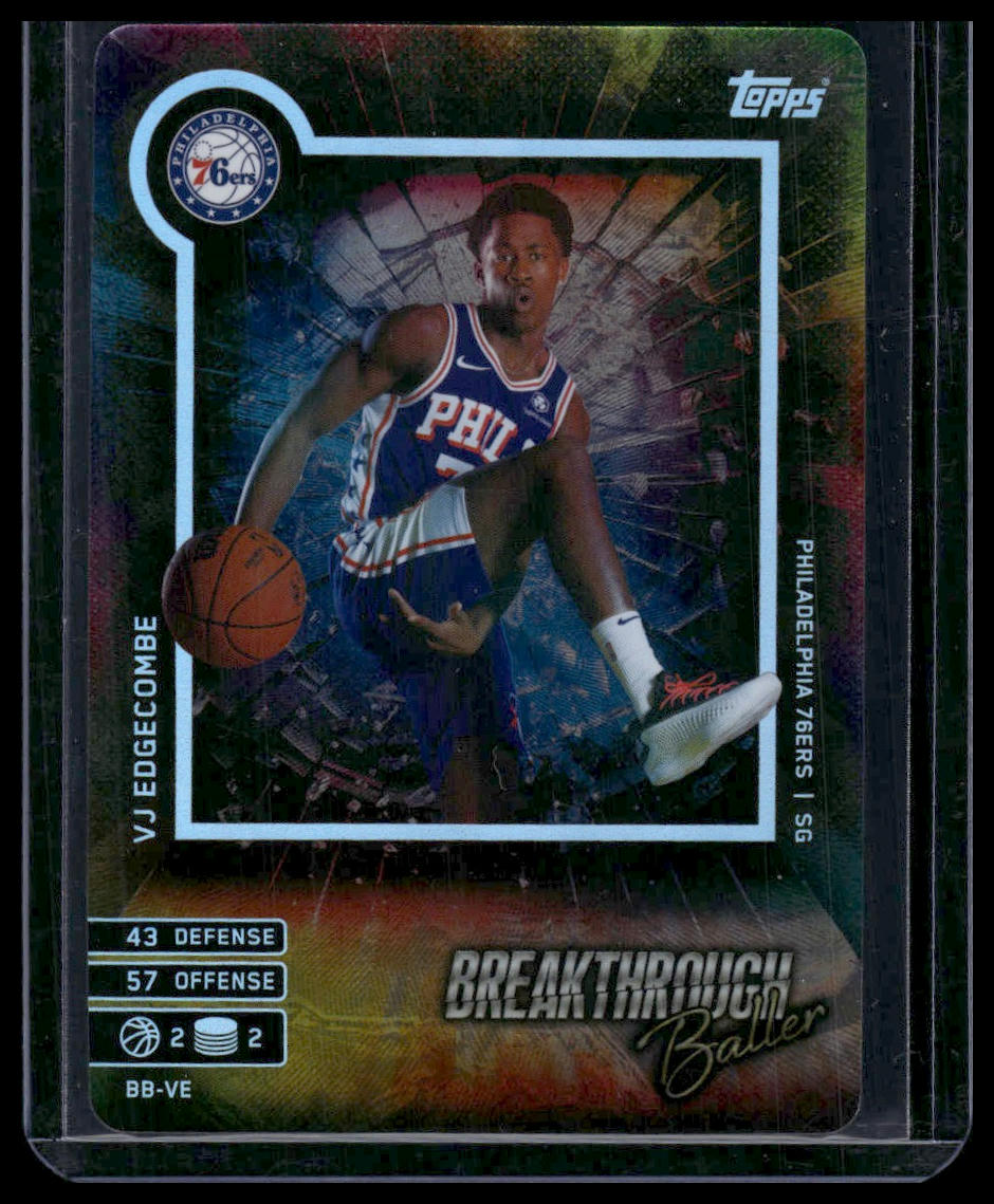 2025-26 Topps Match Attax #BB-VE VJ Edgecombe Breakthrough Baller