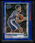 2025-26 Donruss #1 VJ Edgecombe Optic Blue Cracked Ice