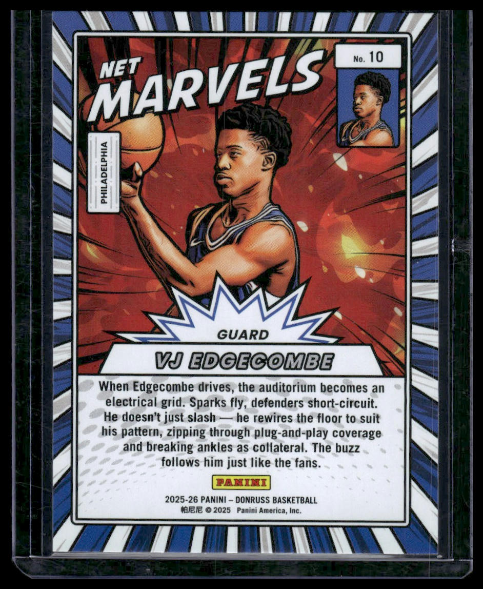 2025-26 Donruss #18 Jeremiah Fears Net Marvels