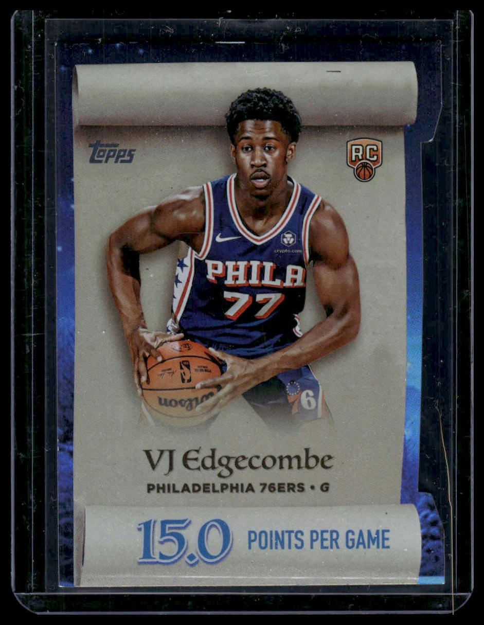 2025-26 Topps Holiday #ML-3 VJ Edgecombe Making The Nice List