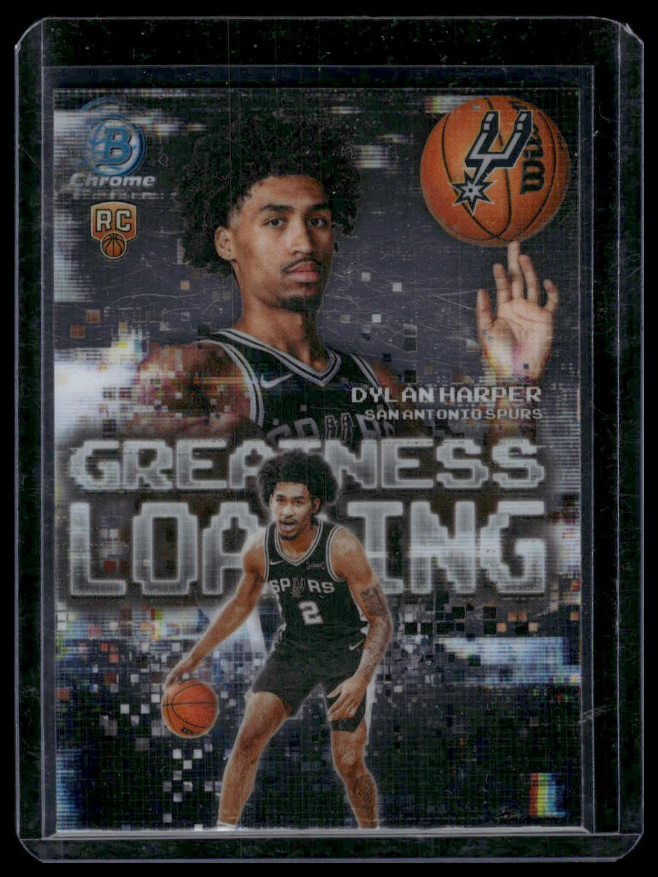 2025-26 Bowman #GL-2 Dylan Harper Greatness Loading
