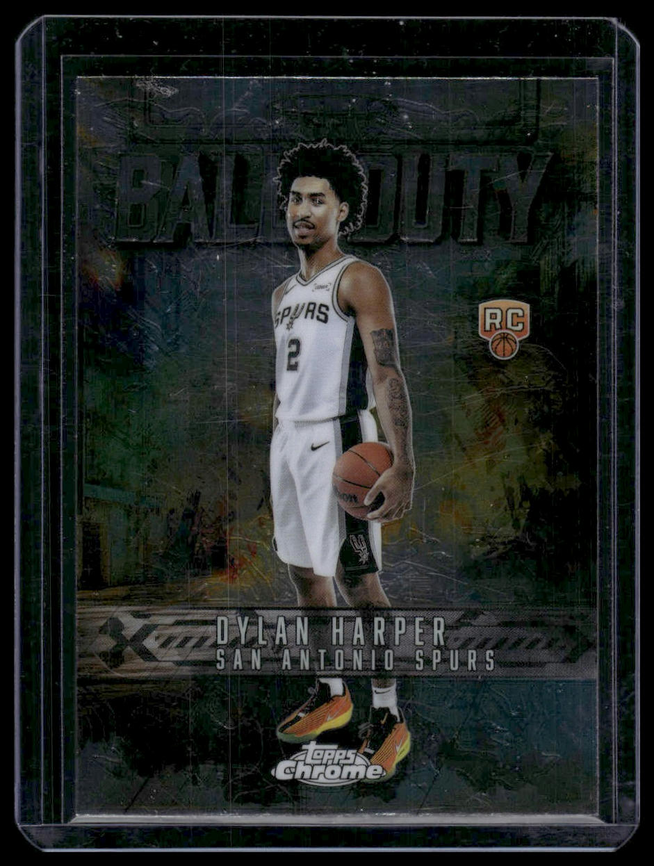 2025-26 Topps Chrome #BD-22 Dylan Harper Ball of Duty