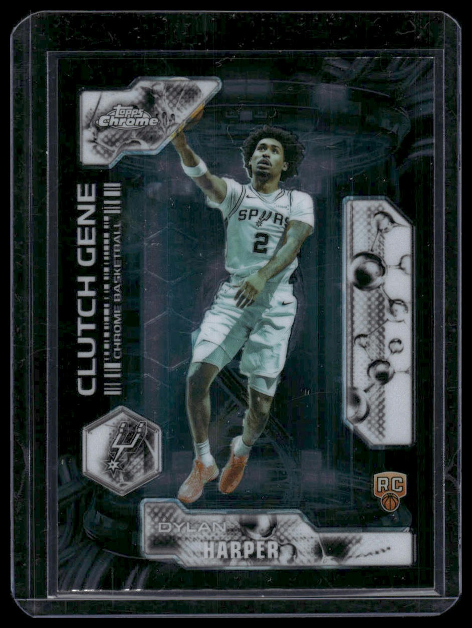 2025-26 Topps Chrome Update #CG-12 Dylan Harper Clutch Gene