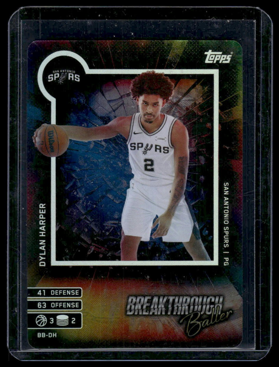 2025-26 Topps Match Attax #BB-DH Dylan Harper Breakthrough Baller